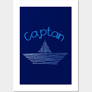 Ship captain Posters and Art